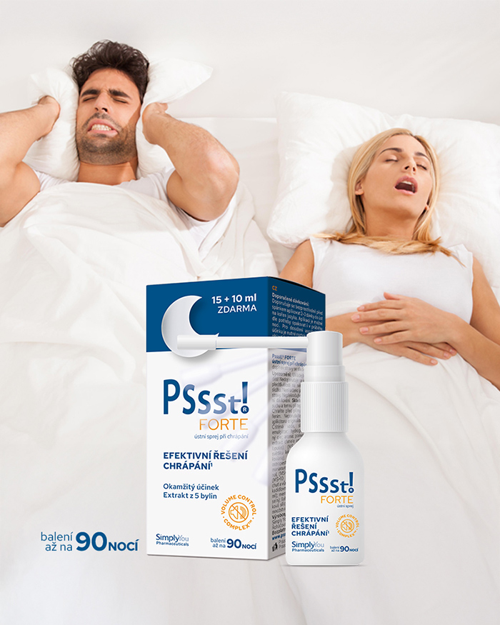 Pssst! ústní sprej proti chrápání